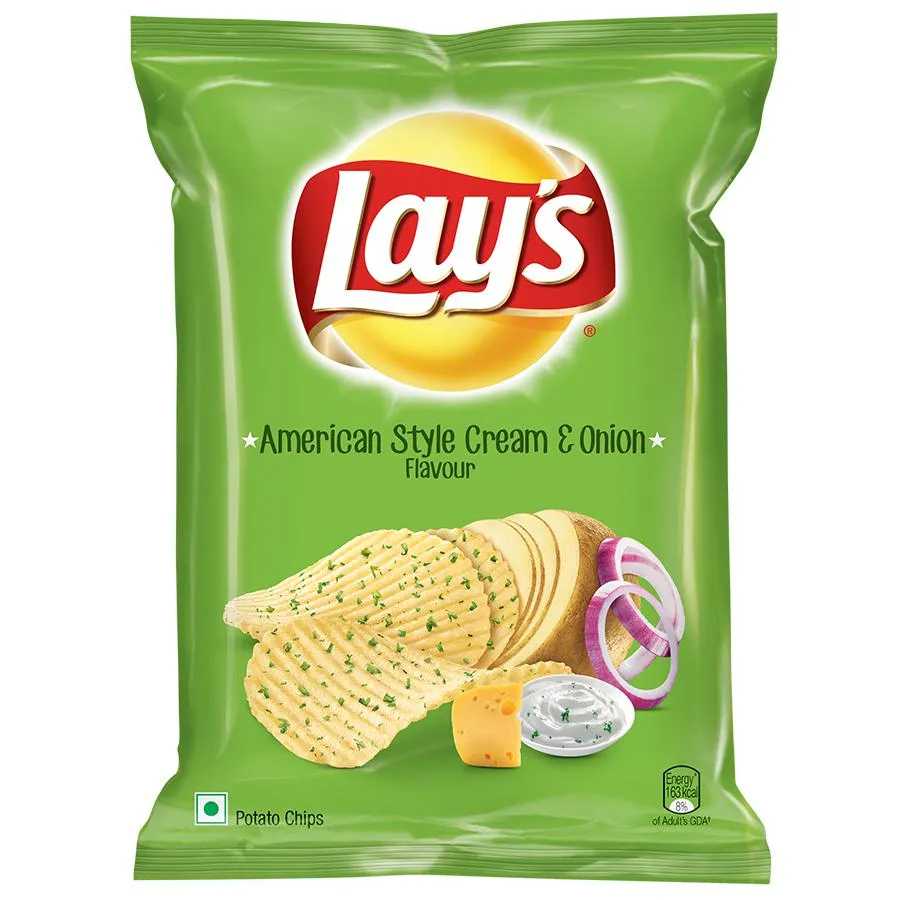 LAYS AMERICAN CREAM CHIPS 52GM