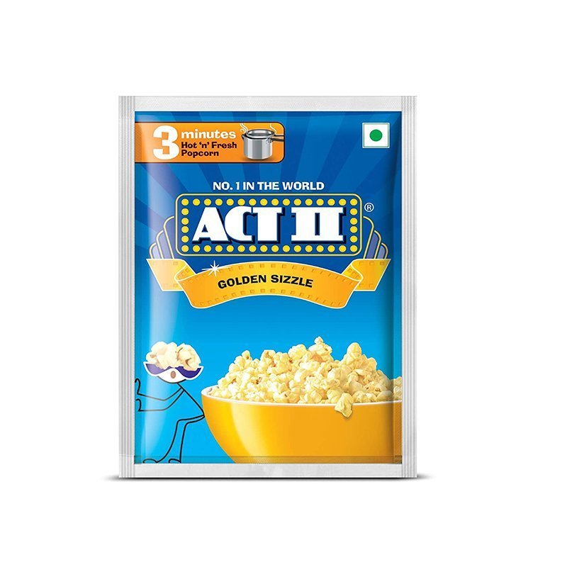 ACT II INSTANT POPCORN GOLDEN SIZZLE 40G