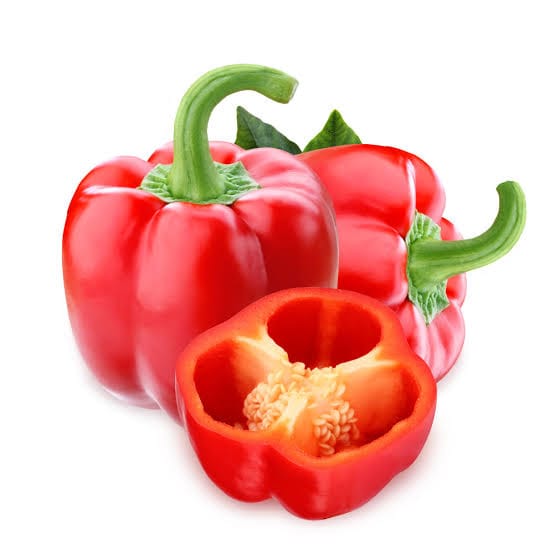 RED CAPSICUM-BELL PEPPER PER 100GM