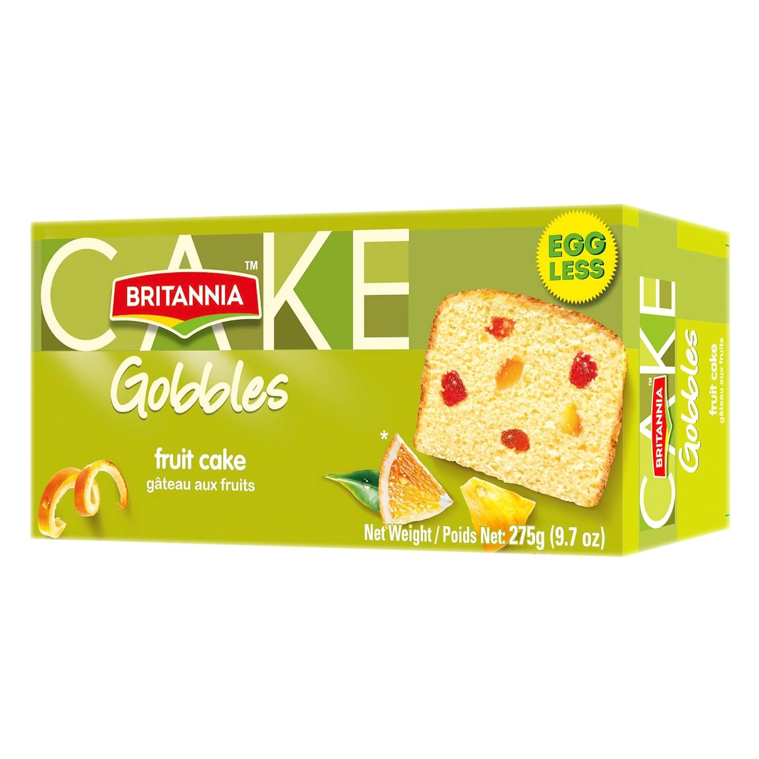 BRITANNIA FRUIT CAKE EGGLESS 275GM