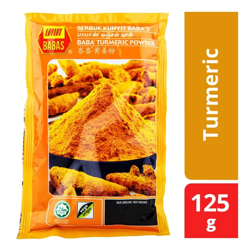 BABAS TURMERIC POWDER 125GM