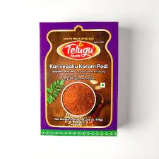 TELUGU FOODS DRUMSTICK LEAF SPICE POWDER 100G