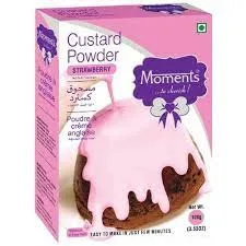 MOMENTS CUSTARD POWDER STRAWBERRY 100GM