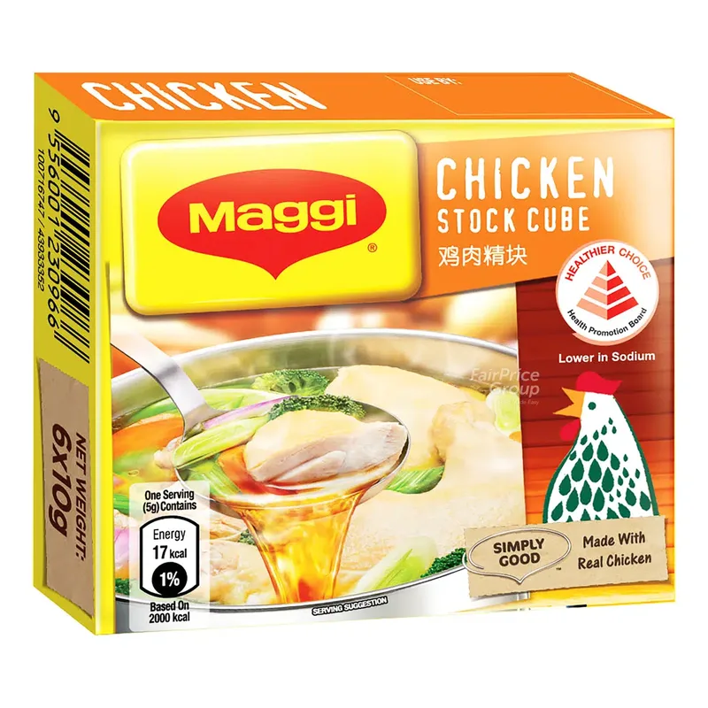 MAGGI CHICKEN STOCK CUBE 60G