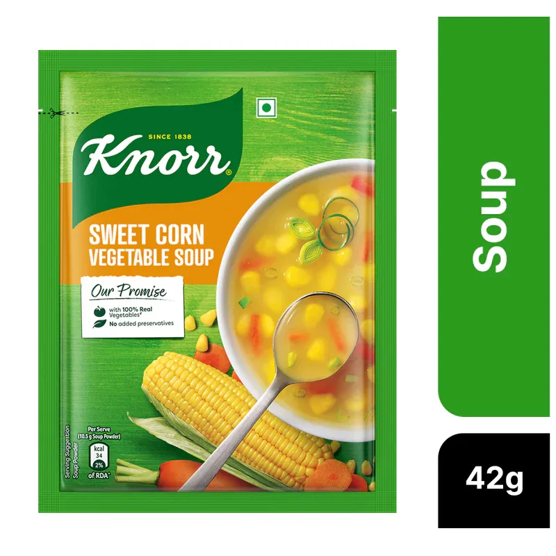 KNORR SWEET CORN VEGETABLE SOUP 42G