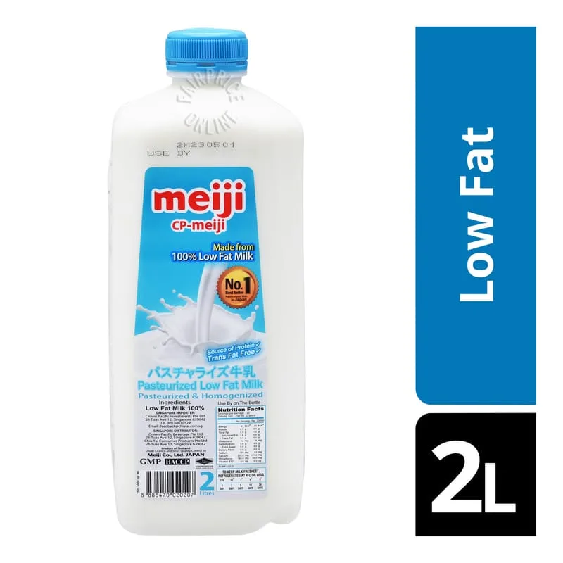 MEIJI FRESH MILK LOWFAT 2 LIT