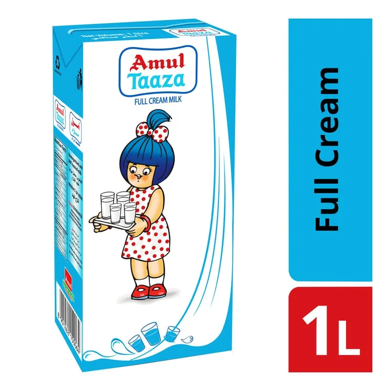 AMUL MILK TAZA 1LIT