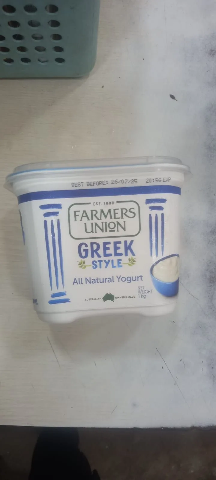 FARMER UNION GREEK STYLE YOGURT 1KG