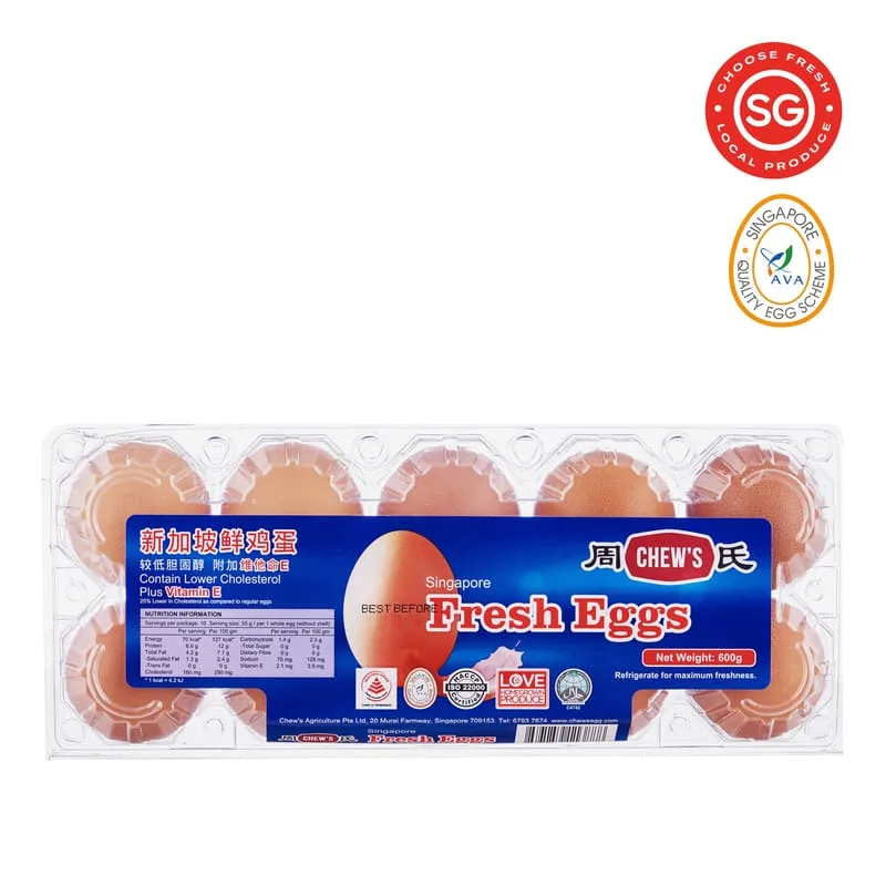 CHEW'S FRESH EGGS 10 PC'S
