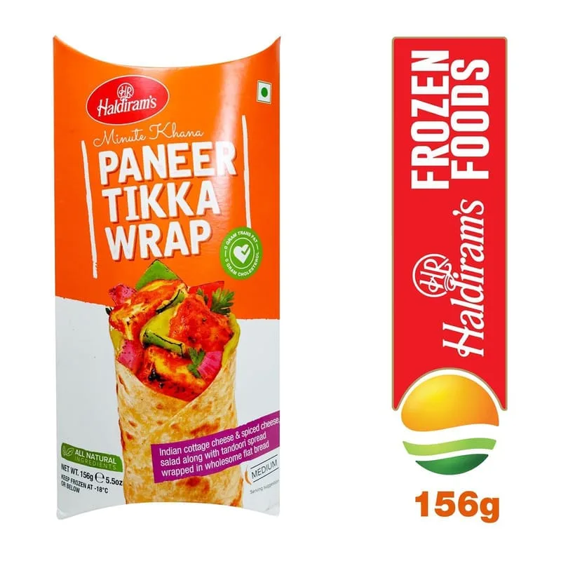 HALDIRAMS PANEER TIKKA WRAP 156GM