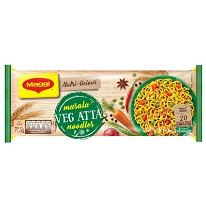 MAGGI MASALA VEG ATTA NOODLES 6PACK