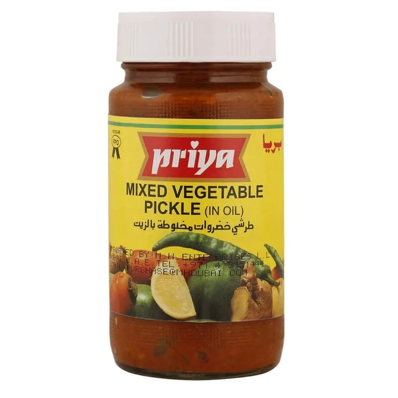 PRIYA MIXED VEGETABLE PICKLE 300G