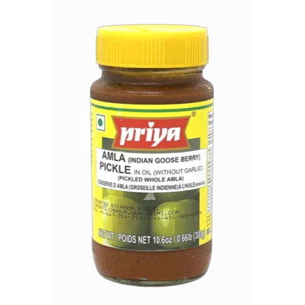 PRIYA AMLA INDIAN GOOSE BERRY PICKLE 300G