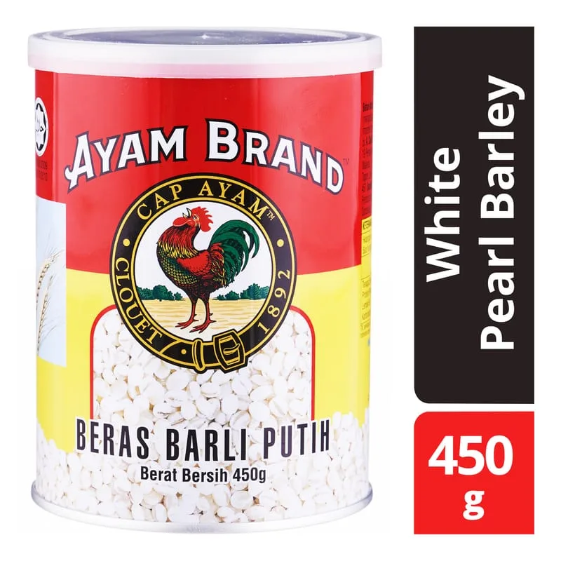 AYAM BRAND WHITE PEARL BARLEY 450GM