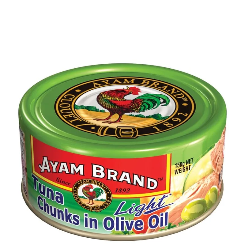 AYAM BRAND TUNA CHUNKS IN OLIVE OIL 150G