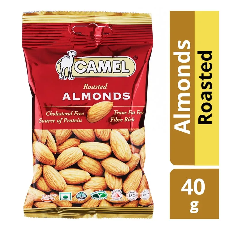 CAMEL ROASTED ALMONDS 40GM