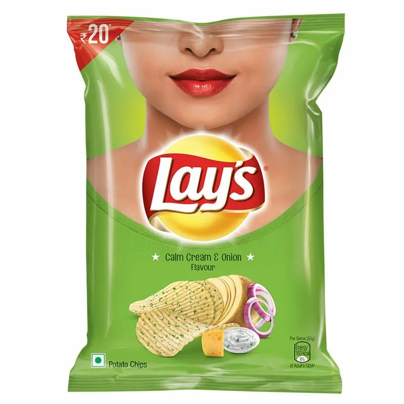 LAYS CREAM AND ONION FLAVOUR 165GM