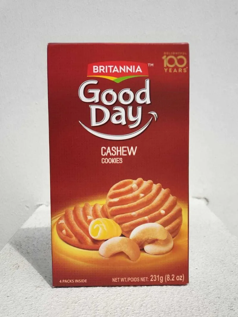 BRITANNIA GOOD DAY CASHEW COOKIES 231GM