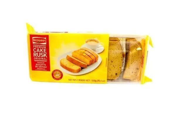 BRITANNIA PREMIUM CAKE RUSK ORIGINAL 550GM