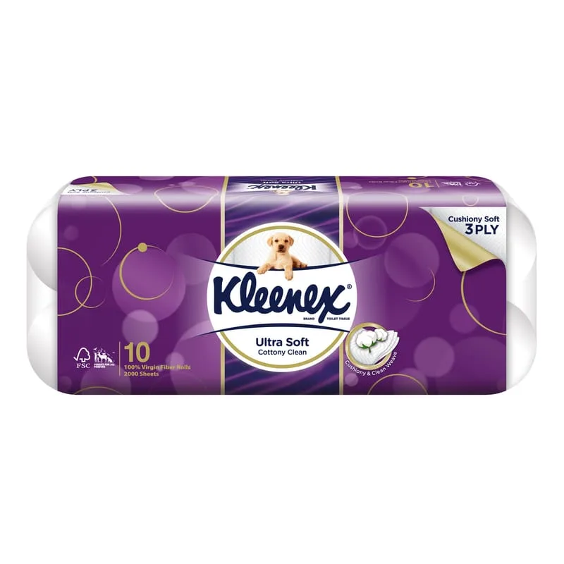 KLEENEX TOILET TISSUE 10'S