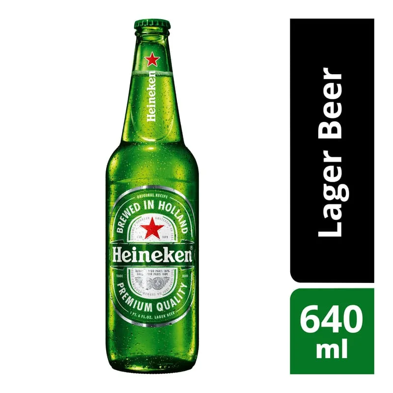 HEINEKEN LARGER BEER 640ML