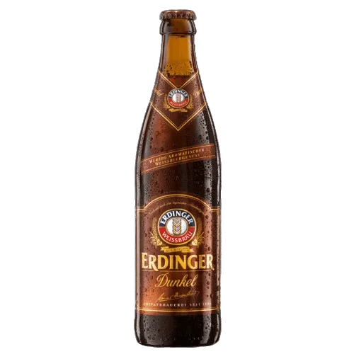 ERDINGER DUNKEL BEER BOTTLE