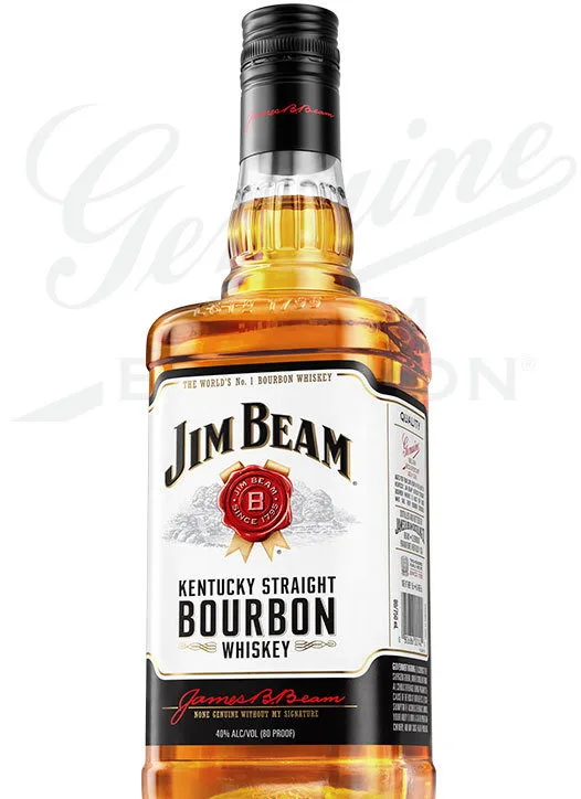 JIM BEAM WHISKEY 750ML