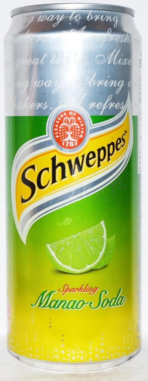 SCHWEPPES MANAO LIME SODA 330ML