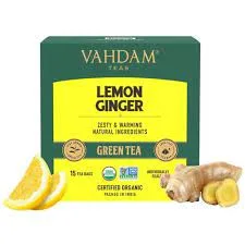 VAHDAM LEMON GINGER GREEN TEA 30G