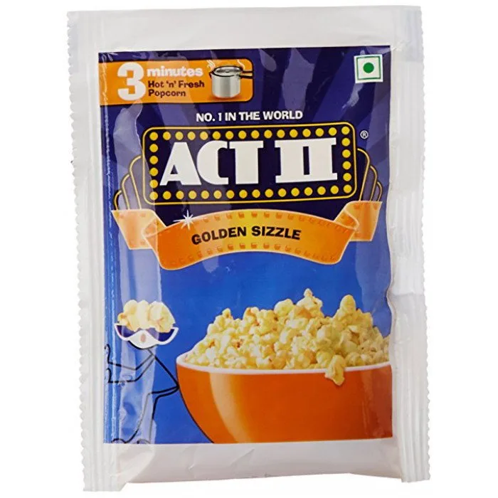 ACT II INSTANT POPCORN GOLDEN SIZZLE 40G